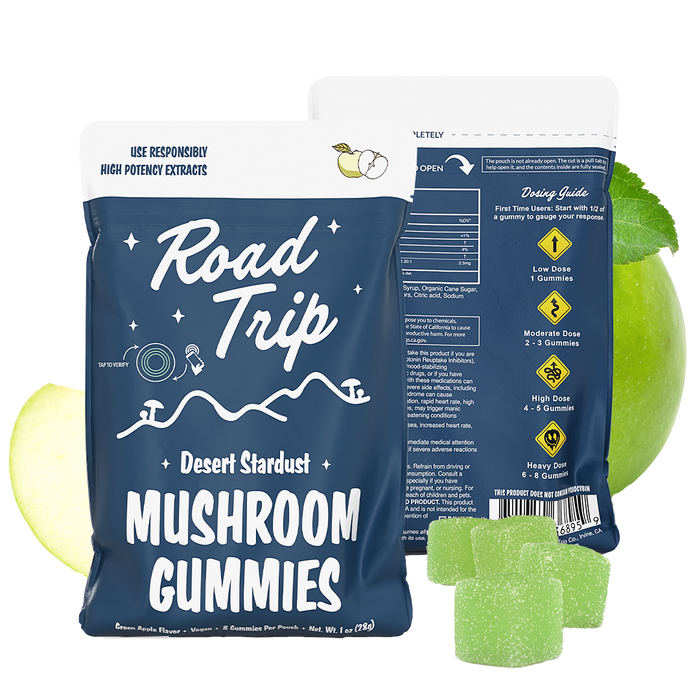 Desert Stardust Mushroom Gummies - Green Apple