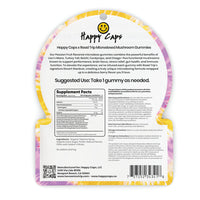Happy Caps® x Road Trip - MICRODOSED Gummies + Functional Mushrooms - Passion Fruit