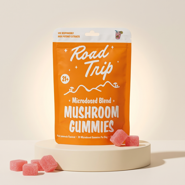 Road Trip - MICRODOSED Gummies + Functional Mushrooms - Pink Lemonade