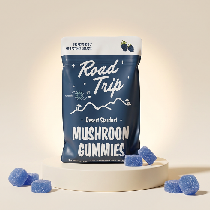 Desert Stardust Mushroom Gummies - Blue Raspberry